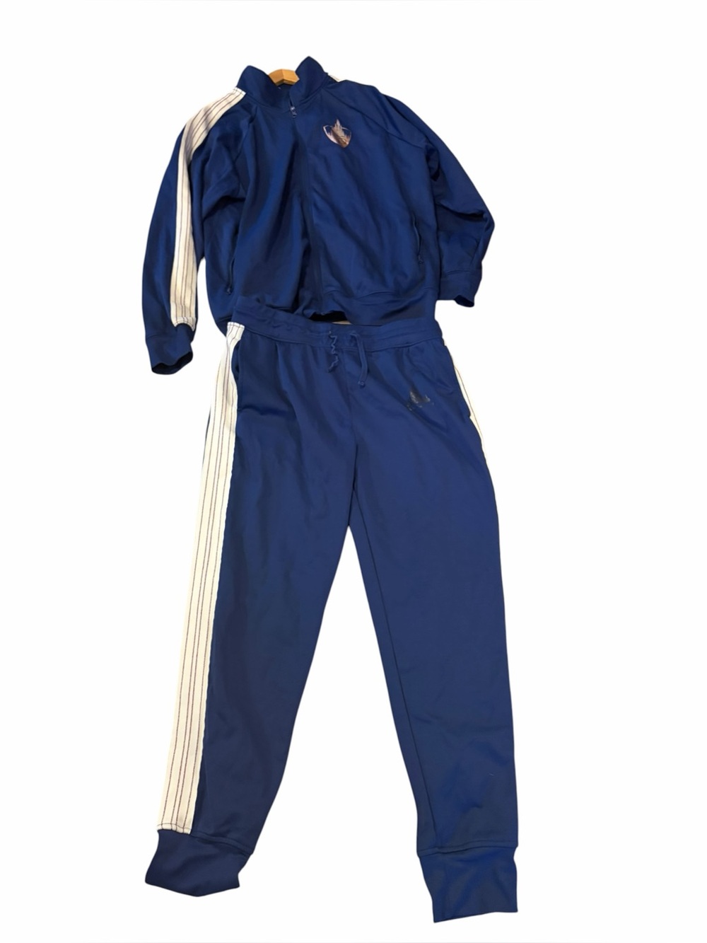 Disney Navy Track Jacket and Jogger 50th Anniversary Gold Cinderellas Castle